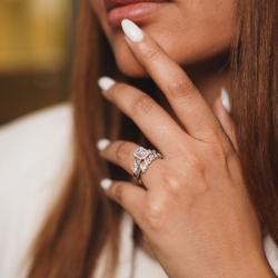 حلقه تک نگین اونیکس