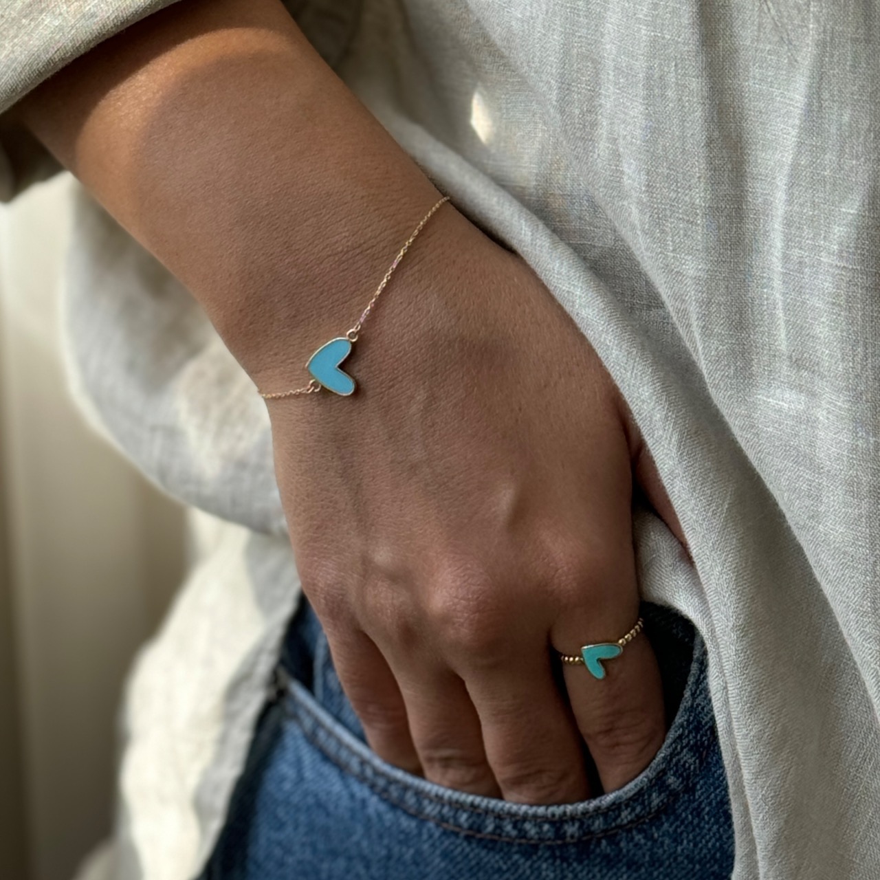 انگشتر شب نما قلب