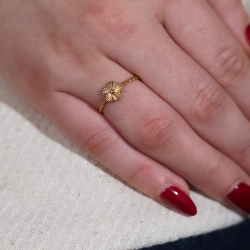 انگشتر گل تراش