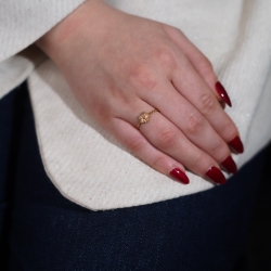 انگشتر گل تراش